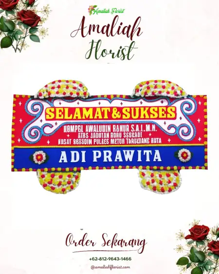 Papan Bunga Ucapan Selamat Kandangserang